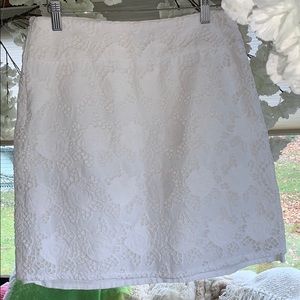 Cynthia Rowley Eyelet Pencil Skirt